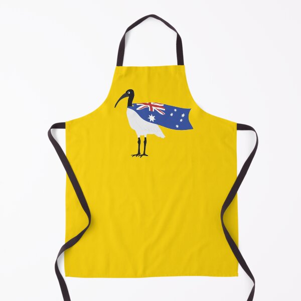 Item preview, Bin Chicken Australia Day Flag on Gold designed and sold by Digitaldingo.