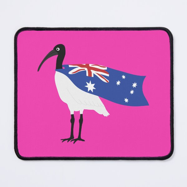 Item preview, Bin Chicken Australia Day Flag on Pink designed and sold by Digitaldingo.