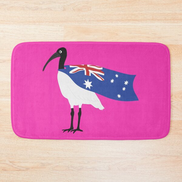 Item preview, Bin Chicken Australia Day Flag on Pink designed and sold by Digitaldingo.
