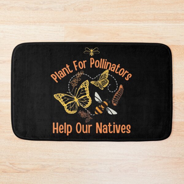 Item preview, Plant For Pollinators Help Our Natives Colorful Design designed and sold by EarthArtDesigns.