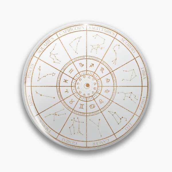Item preview, Gold Zodiac Wheel designed and sold by MonkeyBizness.