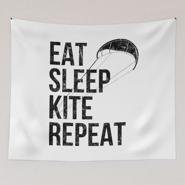 Item preview, Kiteboard, Kitesurf Design - Eat Sleep Kite designed and sold by EstelleStar.