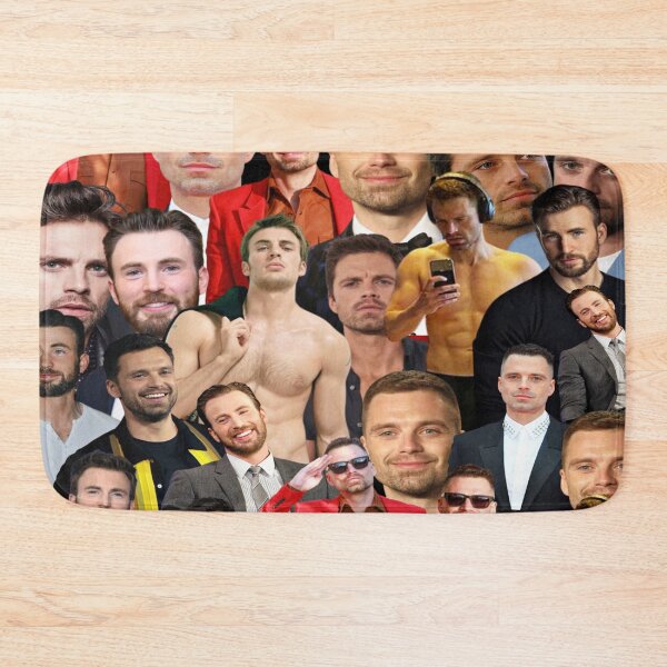 Artikelvorschau, Fotocollage von Chris Evans und Sebastian Stan entworfen und verkauft von T-shirtakStore.