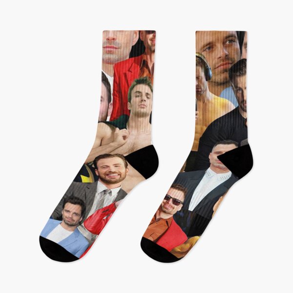 Artikelvorschau, Fotocollage von Chris Evans und Sebastian Stan entworfen und verkauft von T-shirtakStore.