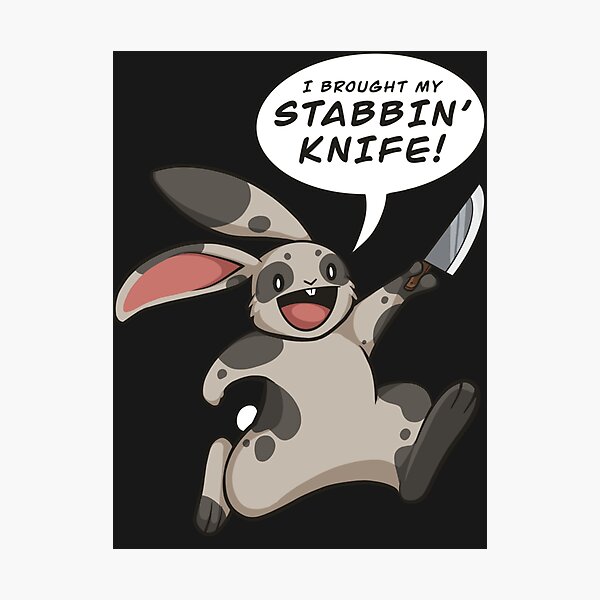 Item preview, I brought my STABBING KNIFE! Sticker designed and sold by InkaBader.