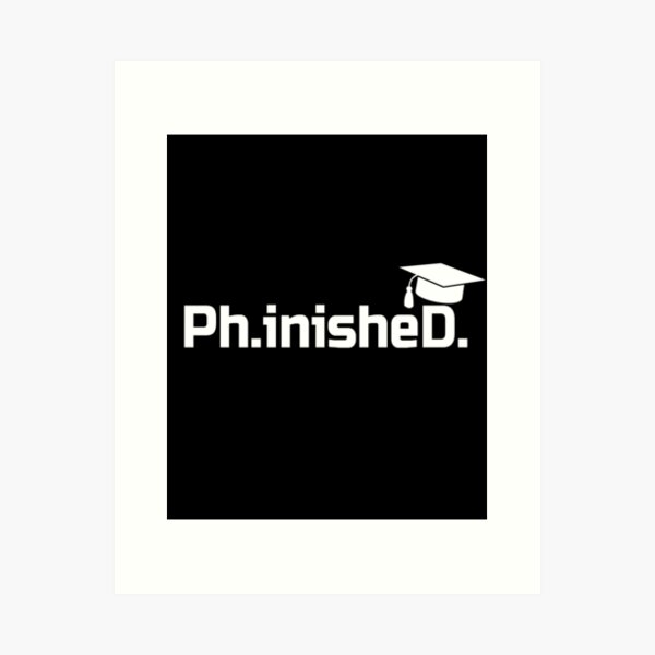 Item preview, Doctorate Graduate PhinisheD PhD Graduation Gift   designed and sold by EstelleStar.