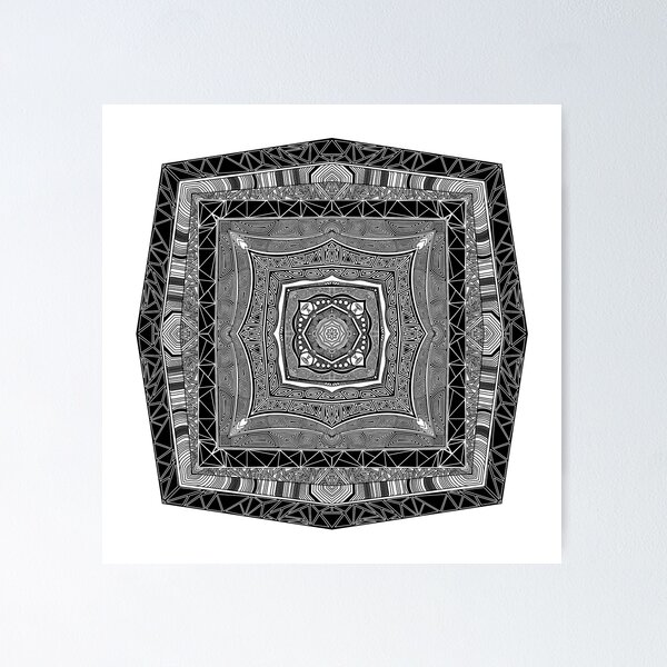 Item preview, Copy of Black-N-White Mandala, without background  designed and sold by Asher's Art.