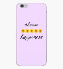 Choose Happiness iPhone Case