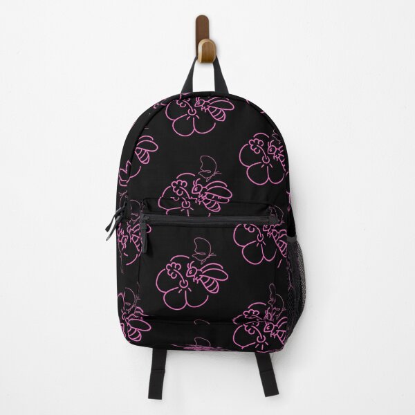 Item preview, Pink Bumblebee With Flowers & Butterfly Line Drawing Design designed and sold by EarthArtDesigns.