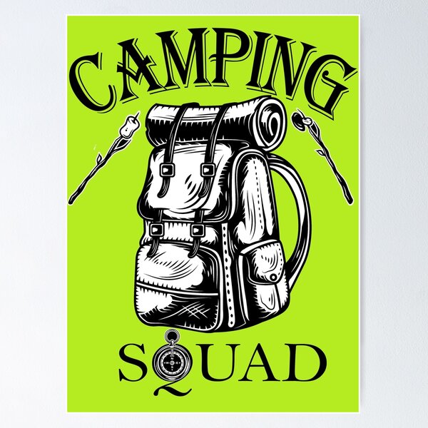 Item preview, camping squad,camping lovers,camping gift,camping hobbie,camping  designed and sold by adnane4off.