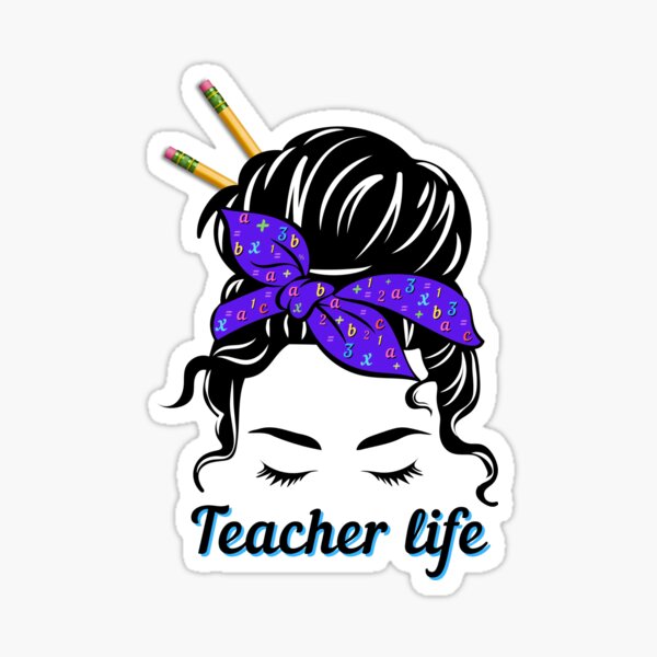 Teacher Life Messy Bun T-Shirt / Funny Teacher Shirt / Funny Mom