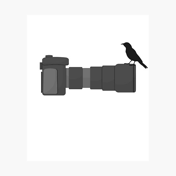 Item preview, Bird Photographer Camera Birder Gift designed and sold by EstelleStar.