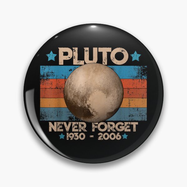 Item preview, Vintage Never Forget Pluto Nerdy Astronomy Space Science designed and sold by Martin Bond.