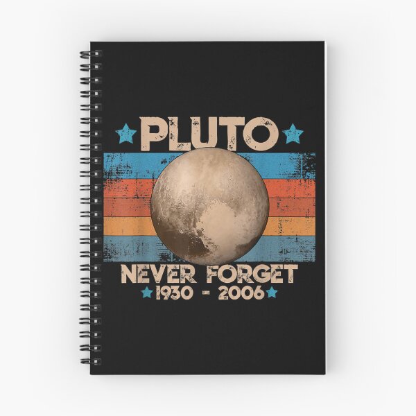 Item preview, Vintage Never Forget Pluto Nerdy Astronomy Space Science designed and sold by Martin Bond.