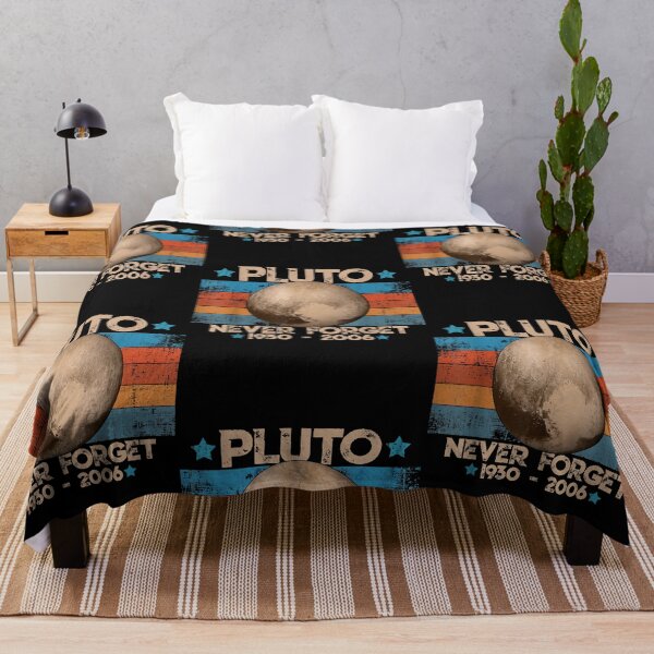 Item preview, Vintage Never Forget Pluto Nerdy Astronomy Space Science designed and sold by Martin Bond.