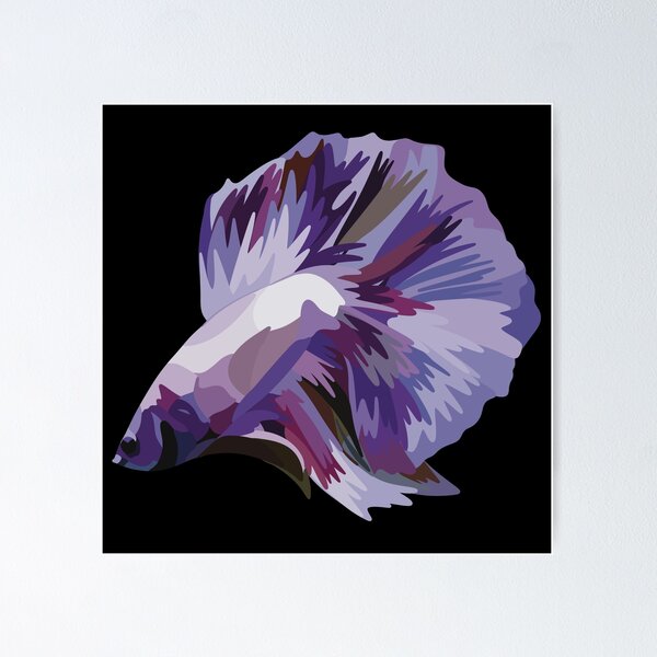 Item preview, Betta Fish - Digital Illustration designed and sold by TLGdrawings.