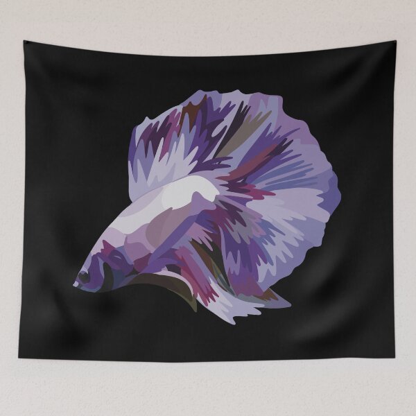 Item preview, Betta Fish - Digital Illustration designed and sold by TLGdrawings.