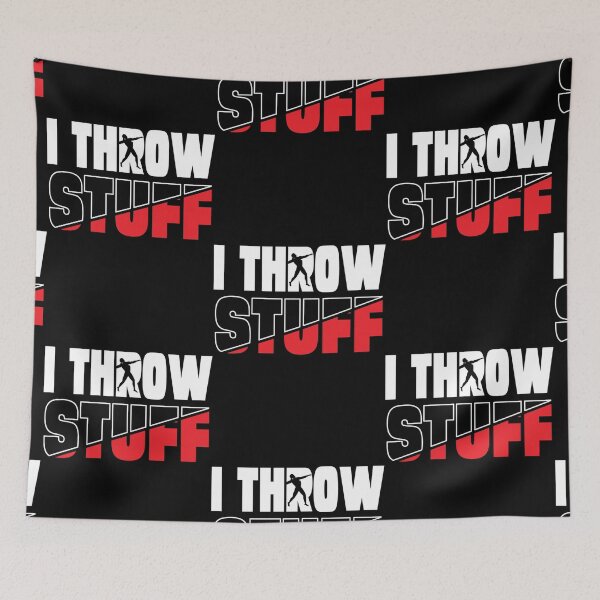 Item preview, Funny I Throw Stuff, Shot Put Athlete Throwing I Throw Stuff designed and sold by Martin Bond.
