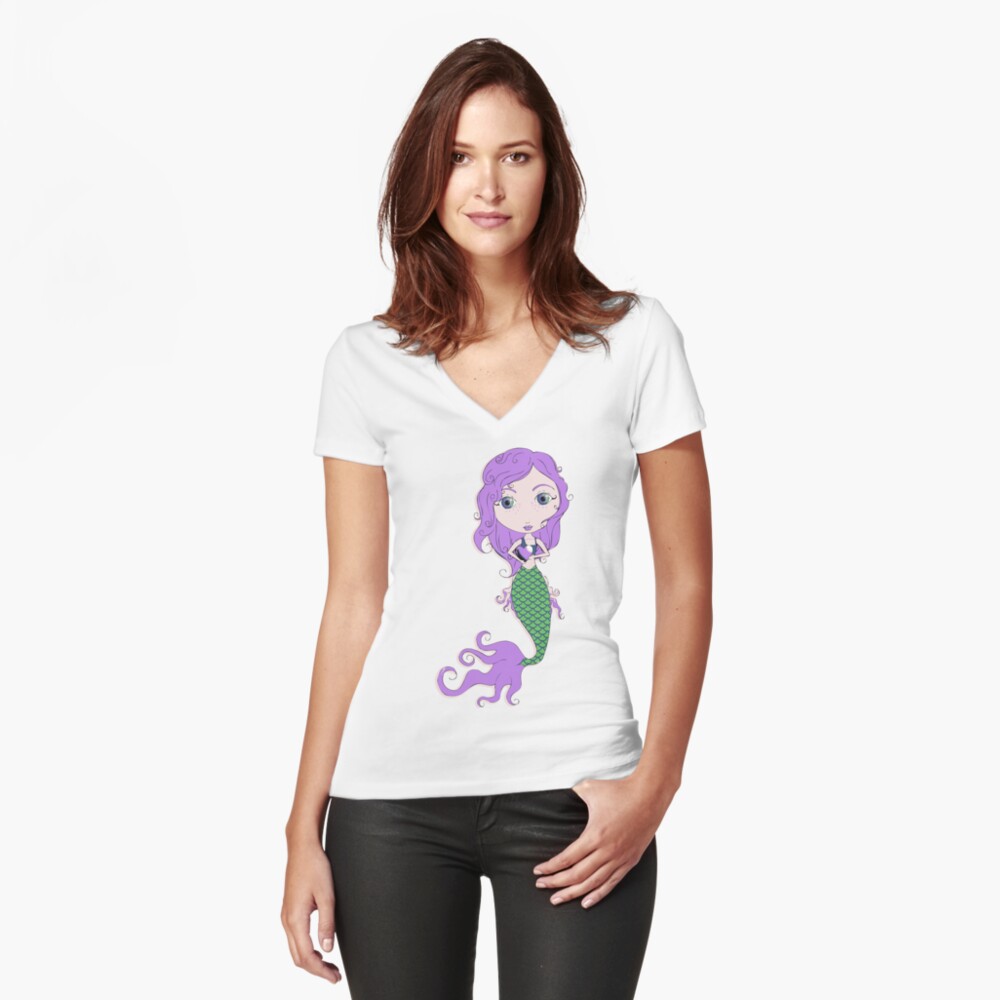 Item preview, Fitted V-Neck T-Shirt designed and sold by LittleMissTyne.