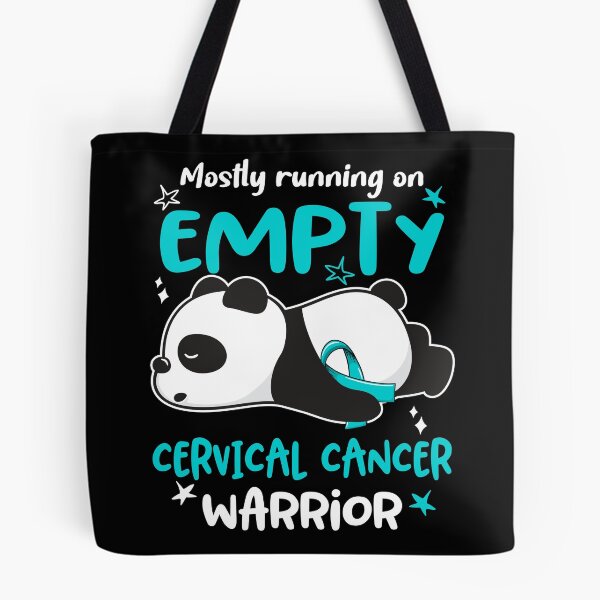 Item preview, Cervical Cancer Awareness - Mostly Running On Empty Cervical Cancer Warrior designed and sold by Hilten.