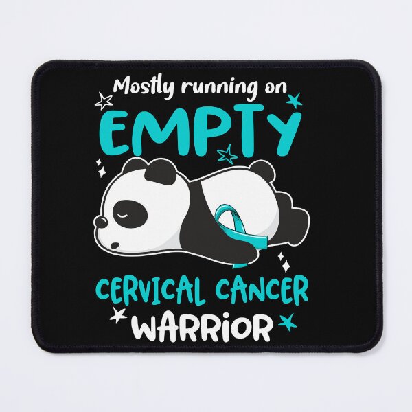 Item preview, Cervical Cancer Awareness - Mostly Running On Empty Cervical Cancer Warrior designed and sold by Hilten.
