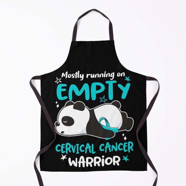 Item preview, Cervical Cancer Awareness - Mostly Running On Empty Cervical Cancer Warrior designed and sold by Hilten.