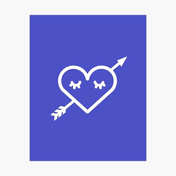 Item preview, Blue Heart With Arrow  designed and sold by studio-nie.