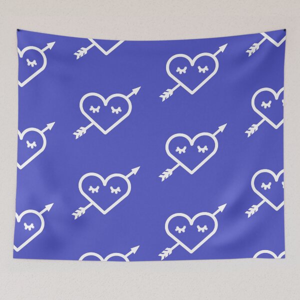 Item preview, Blue Heart With Arrow  designed and sold by studio-nie.