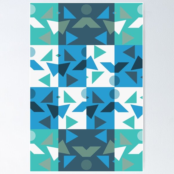 Item preview, Geometric Pattern Blocks | Modern Design | Bold Colors designed and sold by The Bubble 1307.