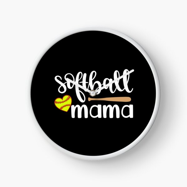 Aperçu de l'œuvre Cadeau de maman de softball Maman sportive Cadeau de fête des mères Maman de softball créée et vendue par Martin Bond.