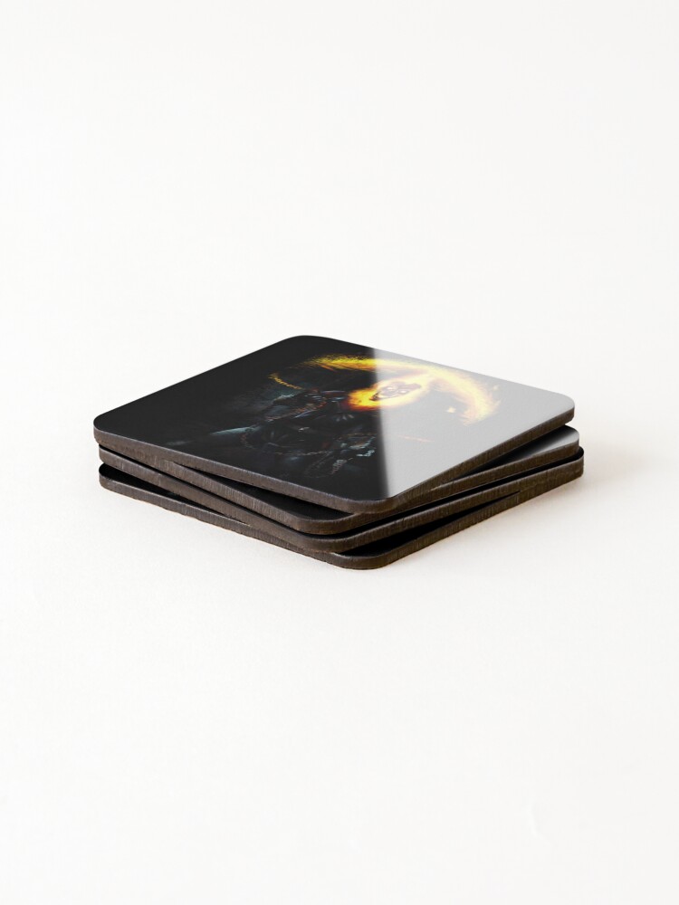 Thumbnail 4 of 5, Coasters (Set of 4), Ghost Rider designed and sold by AnaBi0.