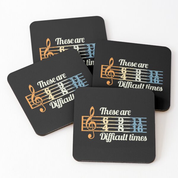 Item preview, These Are Difficult Times Vintage Music Lover Musician designed and sold by Martin Bond.