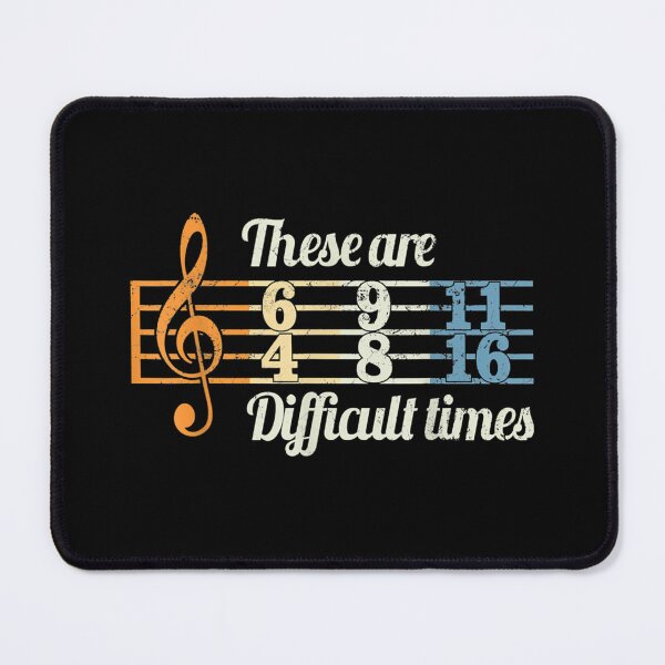 Item preview, These Are Difficult Times Vintage Music Lover Musician designed and sold by Martin Bond.