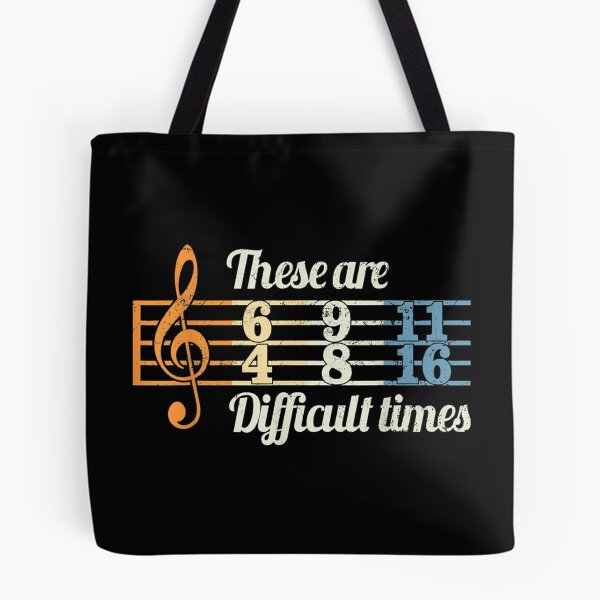 Item preview, These Are Difficult Times Vintage Music Lover Musician designed and sold by Martin Bond.