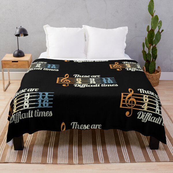 Item preview, These Are Difficult Times Vintage Music Lover Musician designed and sold by Martin Bond.
