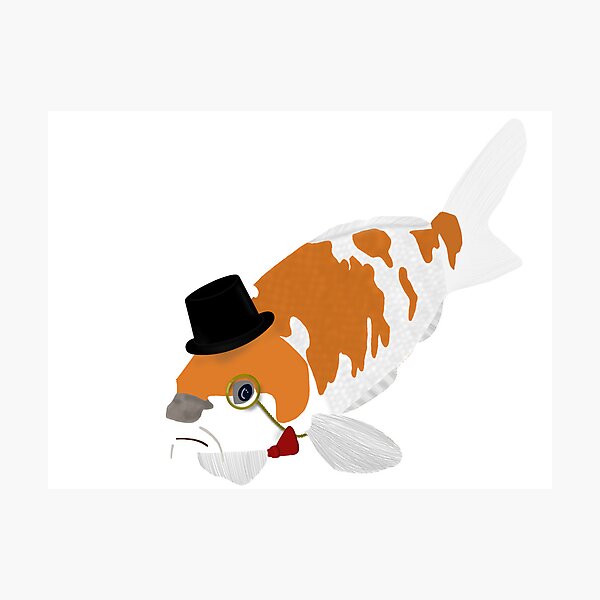 Item preview, so-FISH-ticatedmwitgh monocle  designed and sold by Asher's Art.
