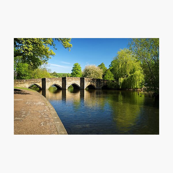 Item preview, Bakewell Bridge and River Wye designed and sold by galpinimages.