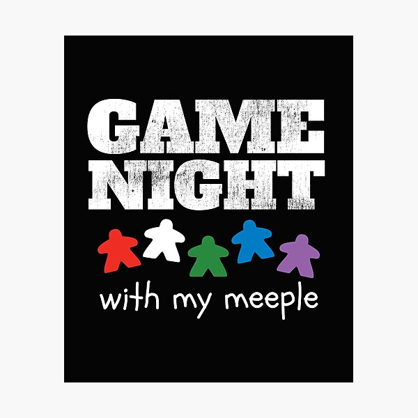 Item preview, Board Game Night Family Friends designed and sold by EstelleStar.