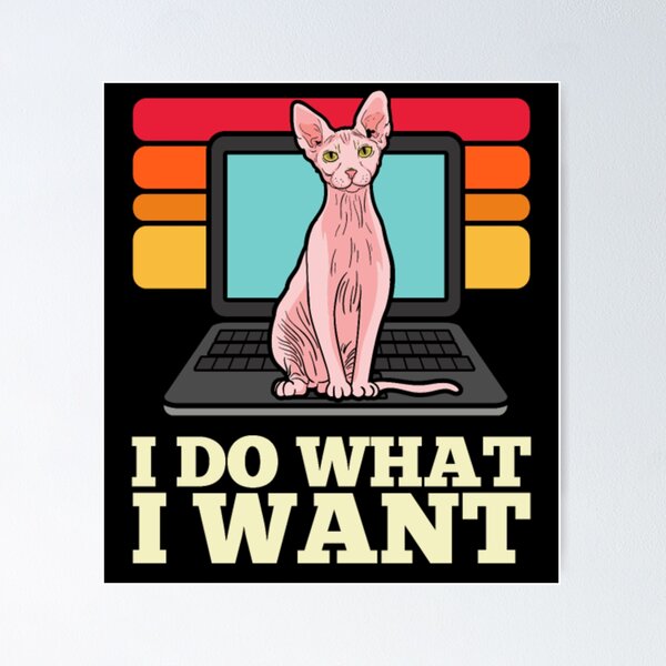 Item preview, Sphynx cat with computer science designed and sold by jackienorfolkal.