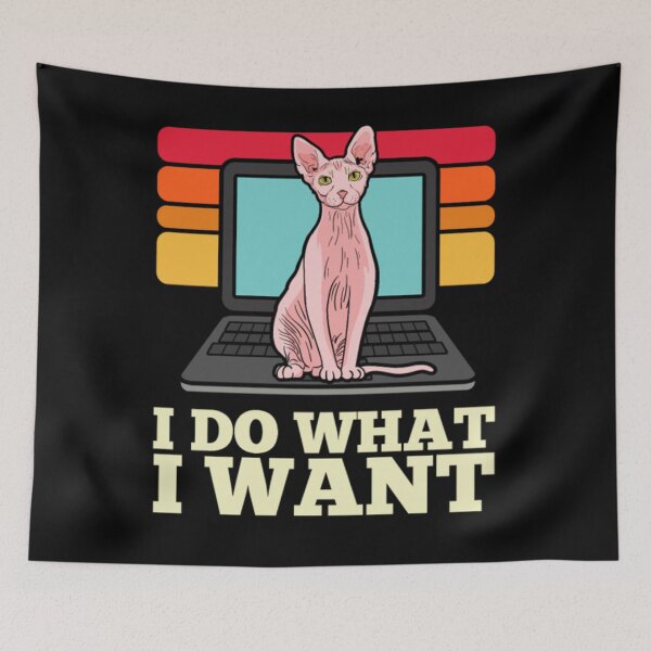 Item preview, Sphynx cat with computer science designed and sold by jackienorfolkal.