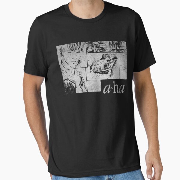80s Vintage a-ha Tシャツ アーハ ヴィンテージ バンドROCK ビンテージ80's○a-haプリントTシャツ黒size XL○240807i4-m-tsh