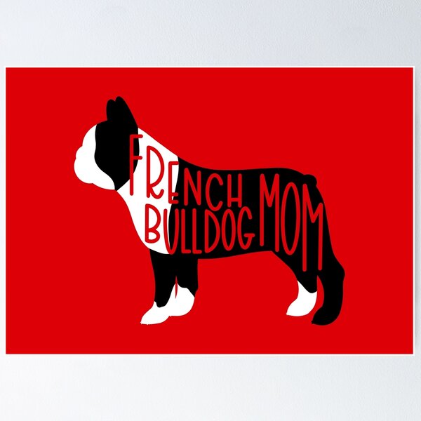 Item preview, French Bulldog Dog Mom Black And White Pied designed and sold by Gsallicat.