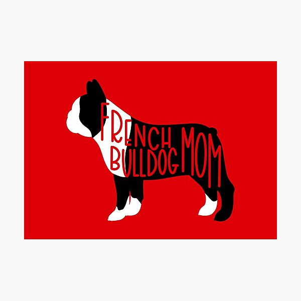 Item preview, French Bulldog Dog Mom Black And White Pied designed and sold by Gsallicat.