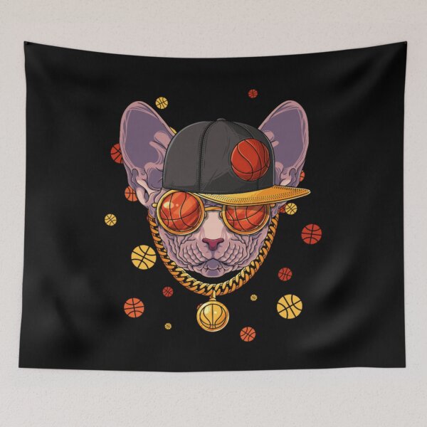 Item preview, Sphynx cat meow hip hop music lifestyle designed and sold by jackienorfolkal.