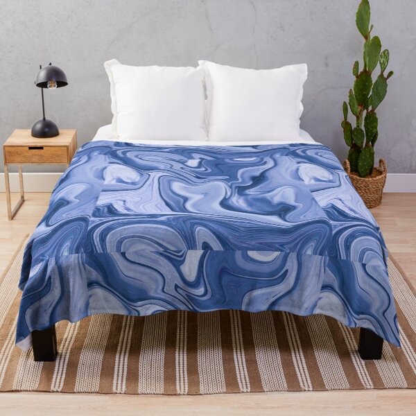 Item preview, Blue Liquid Marble designed and sold by newburyboutique.