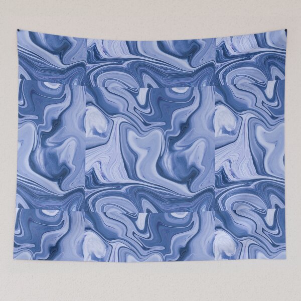 Item preview, Blue Liquid Marble designed and sold by newburyboutique.