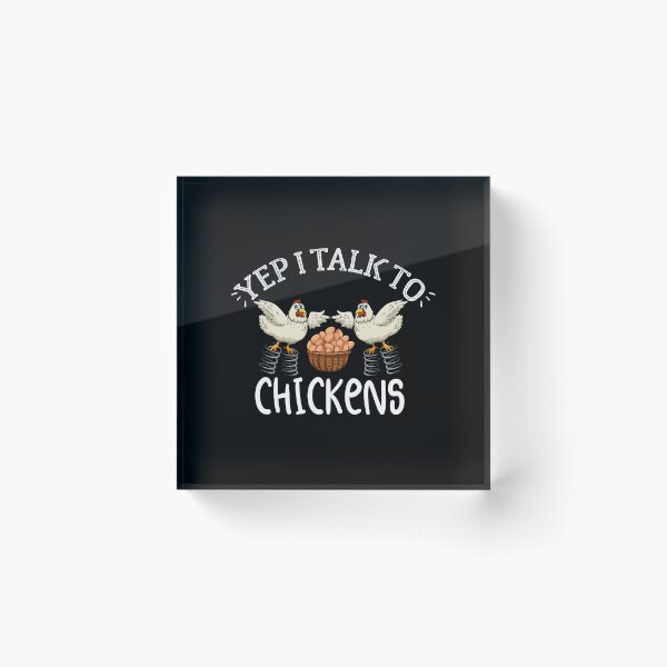 Item preview, Funny farming Chickens Lovers - Yep I Talk To Chickens Classic T-shirt  designed and sold by Achrafilla1.