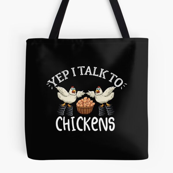 Item preview, Funny farming Chickens Lovers - Yep I Talk To Chickens Classic T-shirt  designed and sold by Achrafilla1.