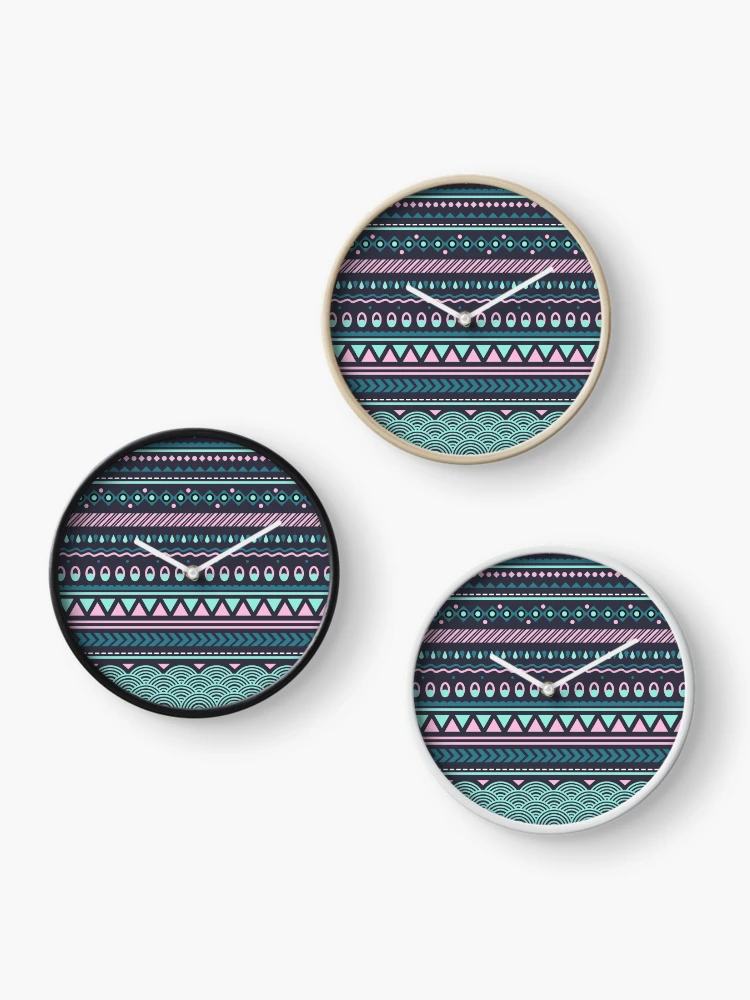 Thumbnail 3 of 4, Clock, Modern Pattern designed and sold by Orce Vasilev.