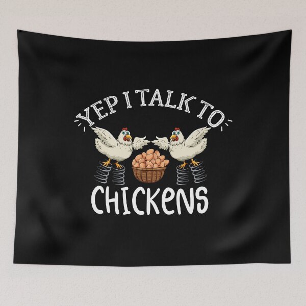 Item preview, Funny farming Chickens Lovers - Yep I Talk To Chickens Classic T-shirt  designed and sold by Achrafilla1.